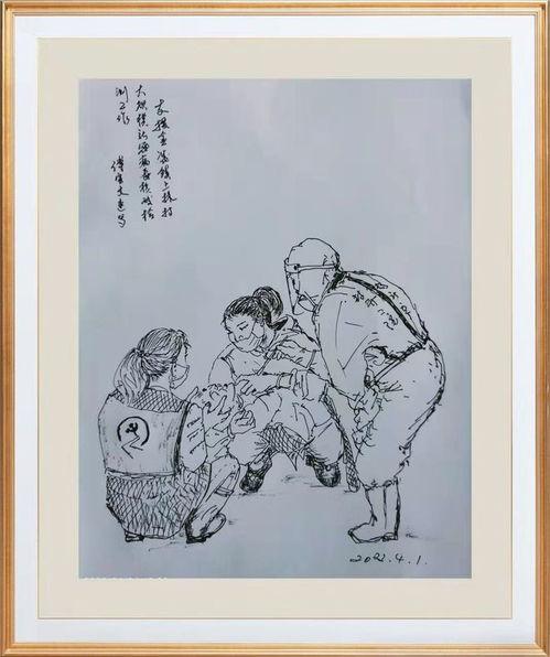 肇慶文(wen)藝(yi)誌(zhi)願者創作速寫(xie)組畫(hua) 以(yi)筆(bi)為援(yuan)，繪就“疫(yi)情(qing)無情人有(you)情(qing)”的(de)動人(ren)畫(hua)卷
